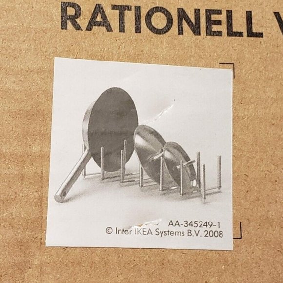 IKEA Kitchen Ikea Rationell Variera Stainless Steel Pot Lid Divider